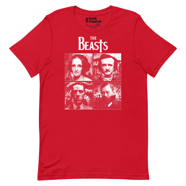 The Beasts T-Shirt Geek Nerd Advertise to Meta Animal Patterns Book Prints