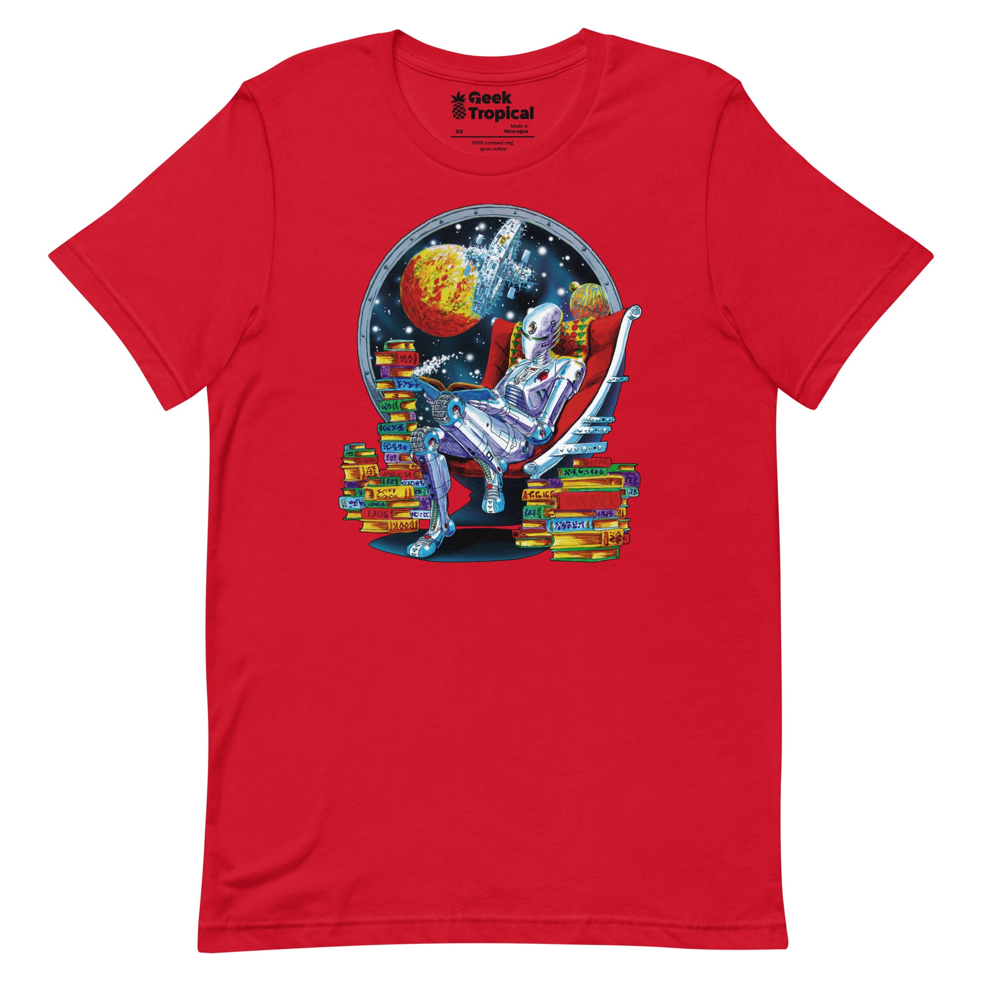 Robot Reading T-Shirt 11