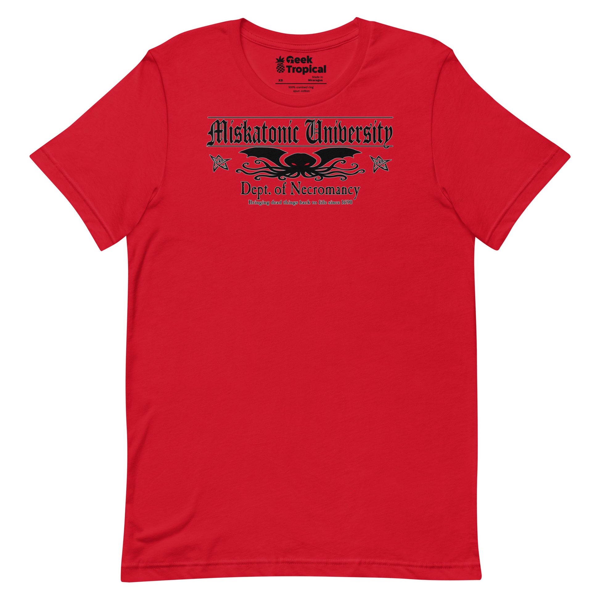 Miskatonic University Dept Necromancy T-Shirt 17