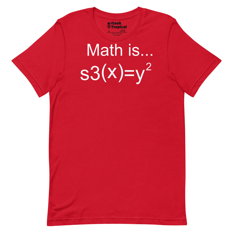 Math is Sexy T-Shirt Geek Nerd Advertise to Meta FLOW DESC WRITING Funny Prints
