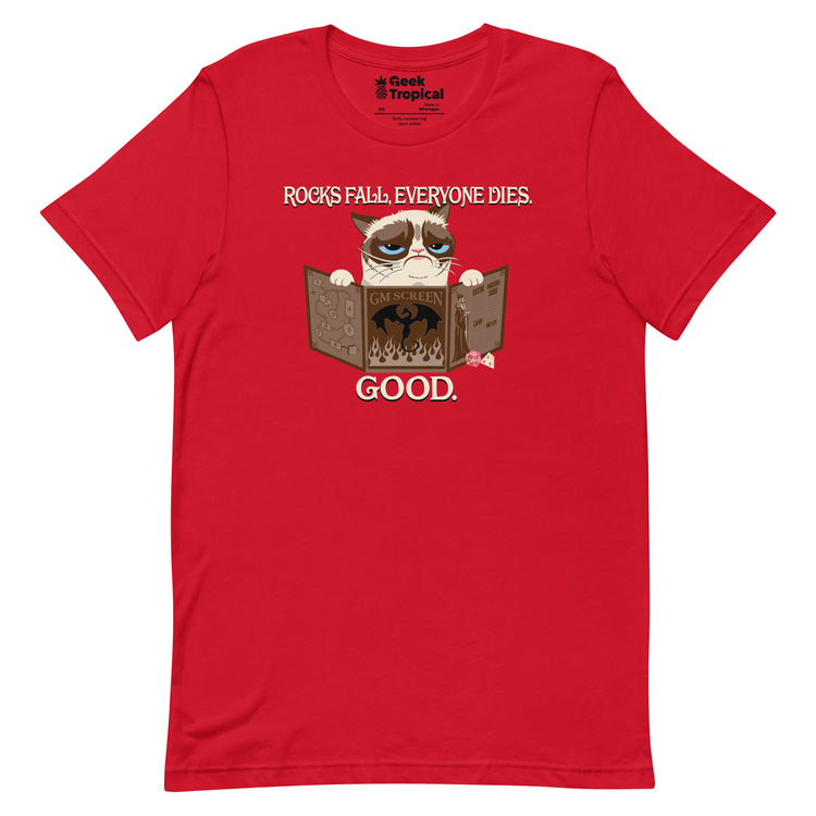 Grumpy Cat GM T-Shirt Geek Nerd Advertise to Meta Animal Patterns dnd & rpg print