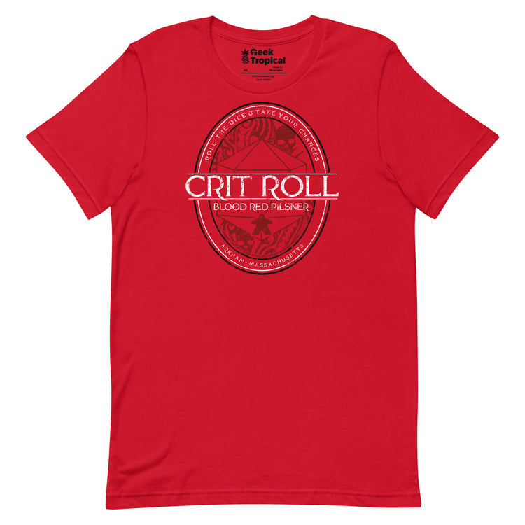 Arkham RPG Crit Roll T-Shirt Geek Nerd Advertise to Meta dnd & rpg print Fantasy Prints