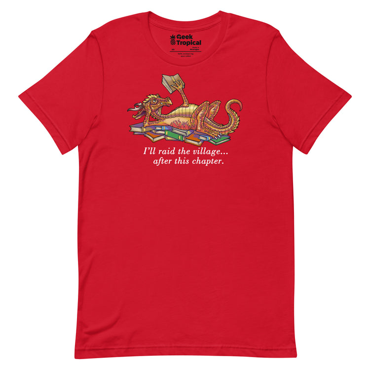 Another Chapter Dragon T-Shirt Geek Nerd Advertise to Meta Book Prints Fantasy Prints
