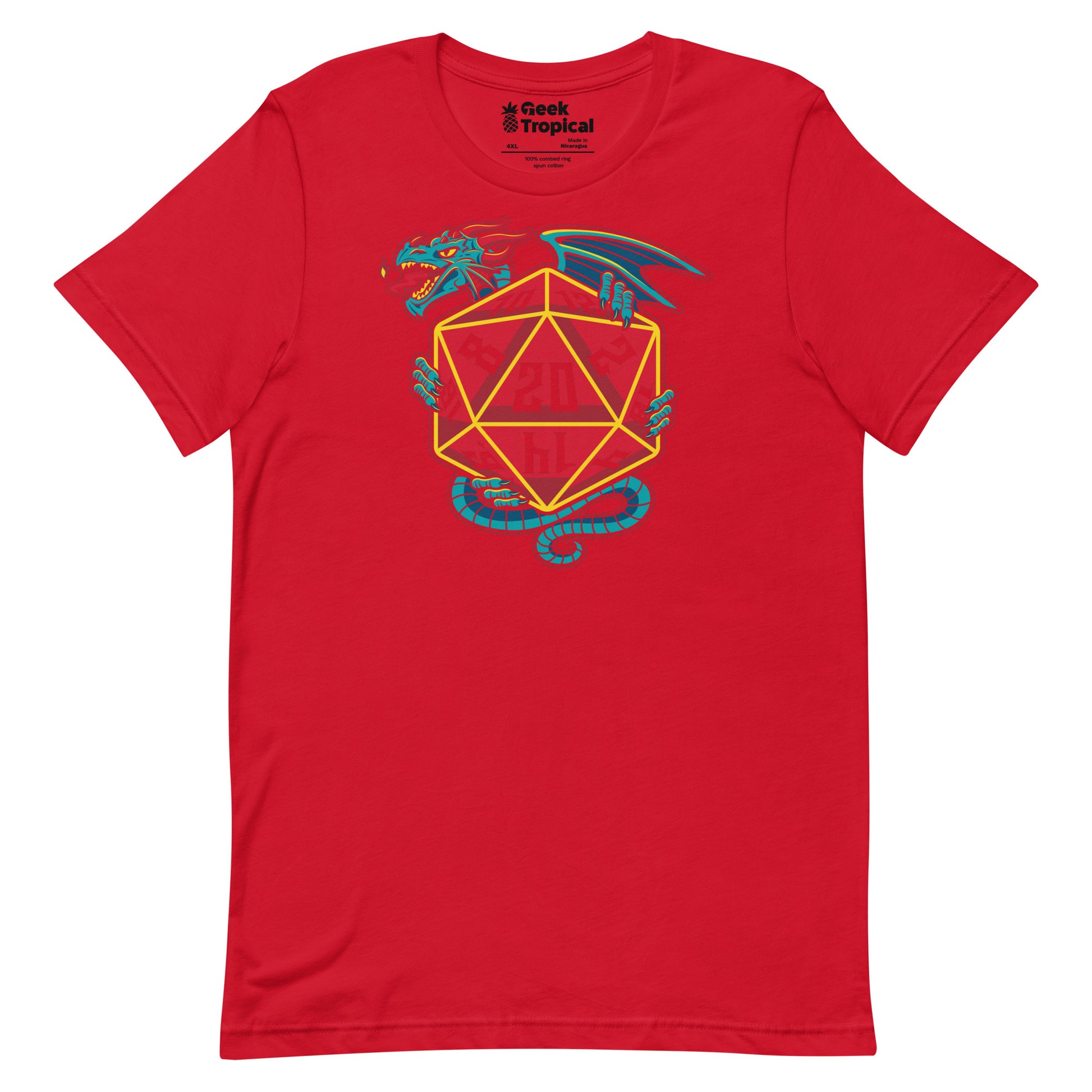 D20 Dice Dragon T-Shirt 17