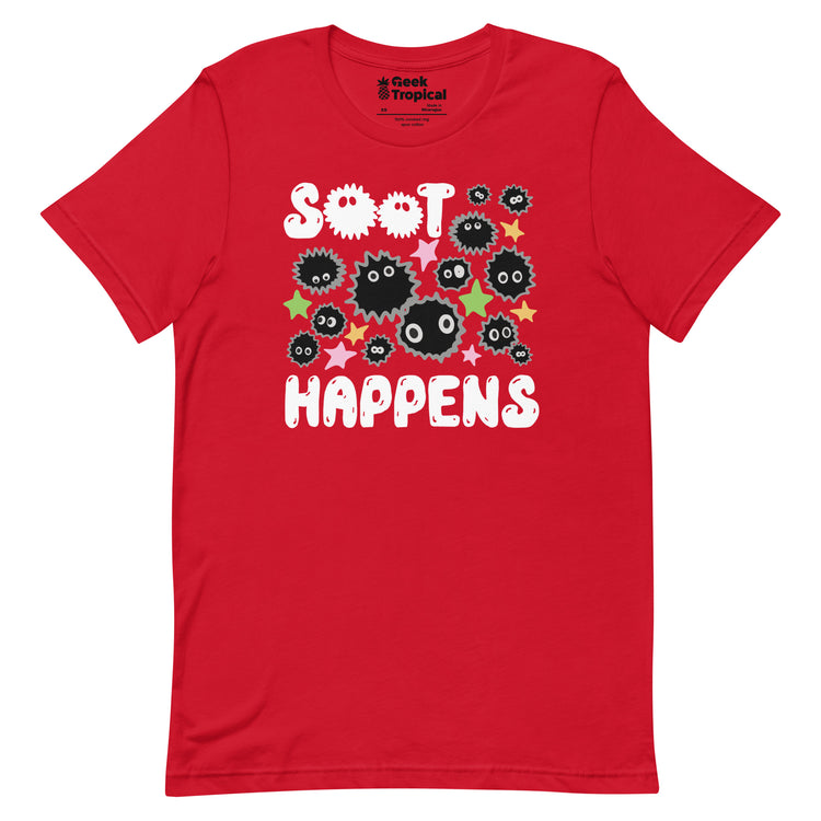 Soot Happens Sootsprites Anime T-Shirt Geek Nerd Advertise to Meta Anime Design by Heather Davenport