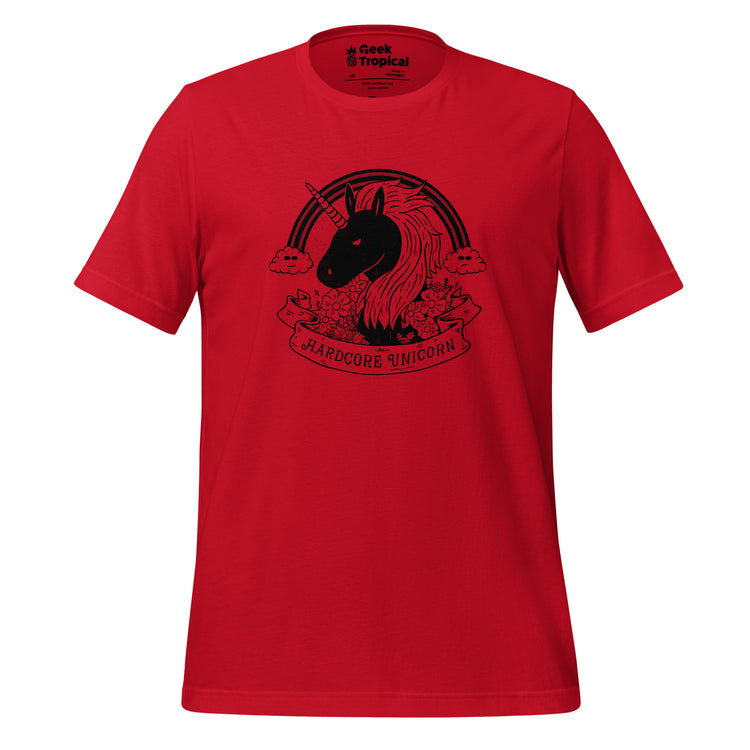 Hardcore Unicorn T-Shirt Geek Nerd Advertise to Meta Animal Patterns Design by Tobe Fonseca