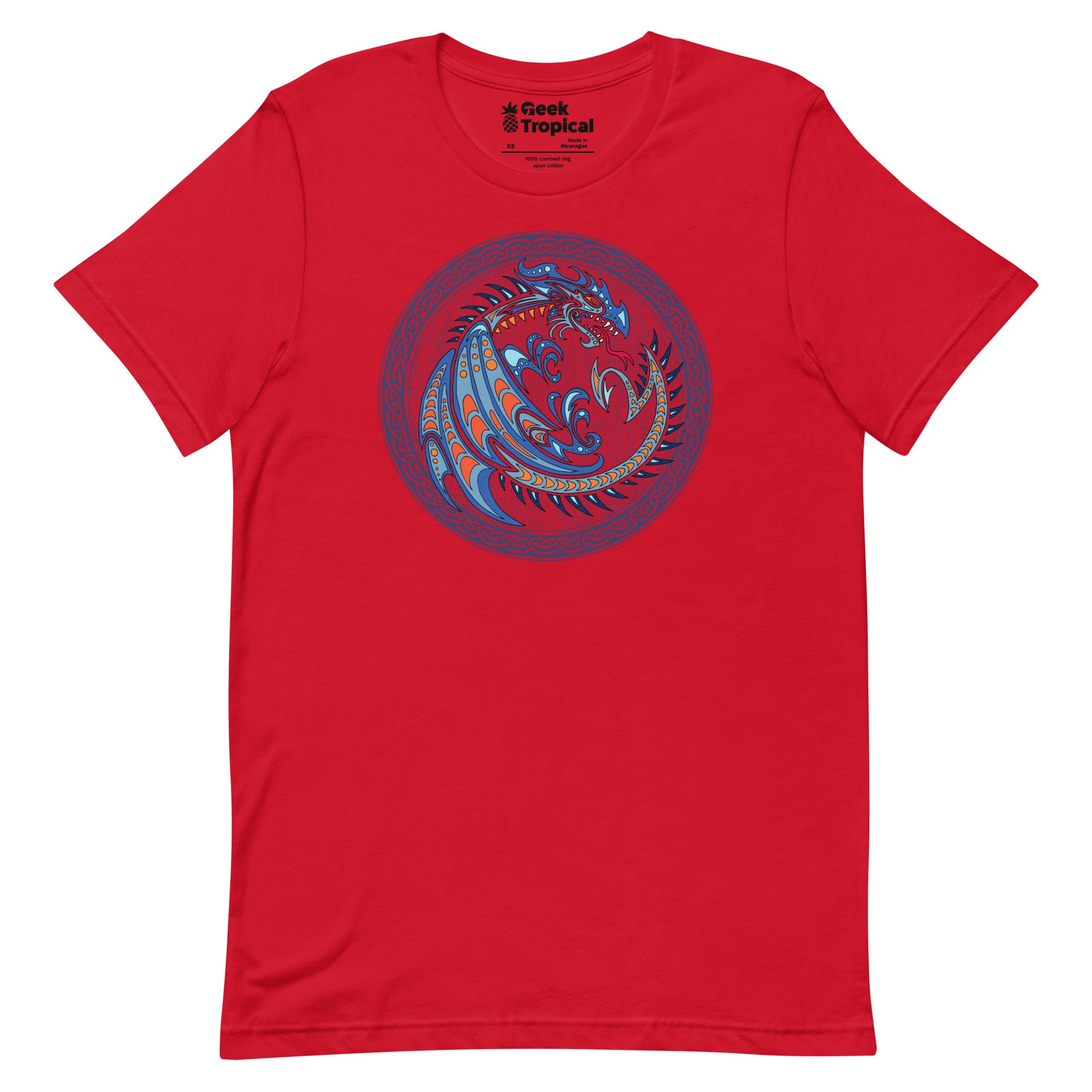Tribal Dragon Crest T-Shirt 10