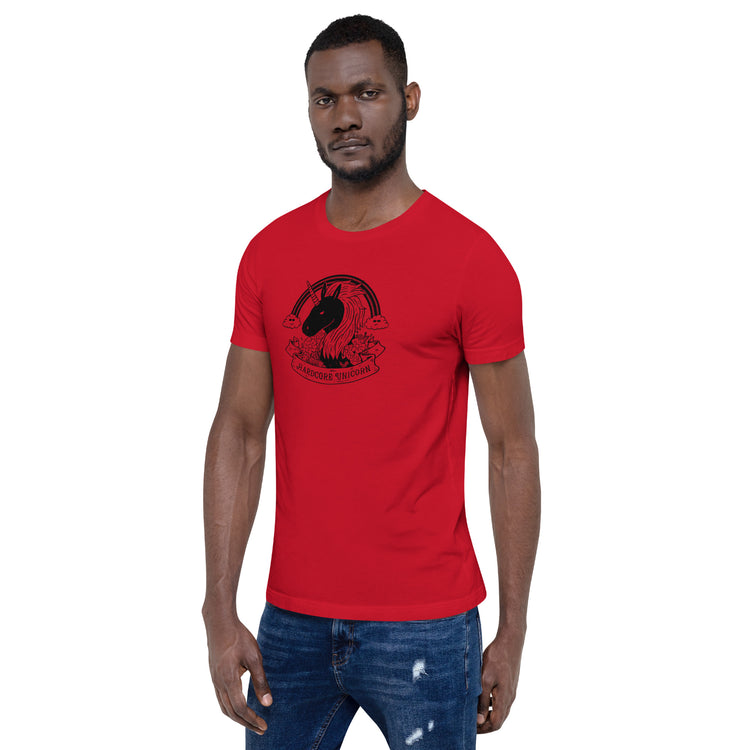 Hardcore Unicorn T-Shirt Geek Nerd Advertise to Meta Animal Patterns Design by Tobe Fonseca