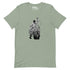 Astronaut Escaping Skeletons T-Shirt Geek Nerd Design by Tobe Fonseca Fantasy Prints FLOW DESC WRITING