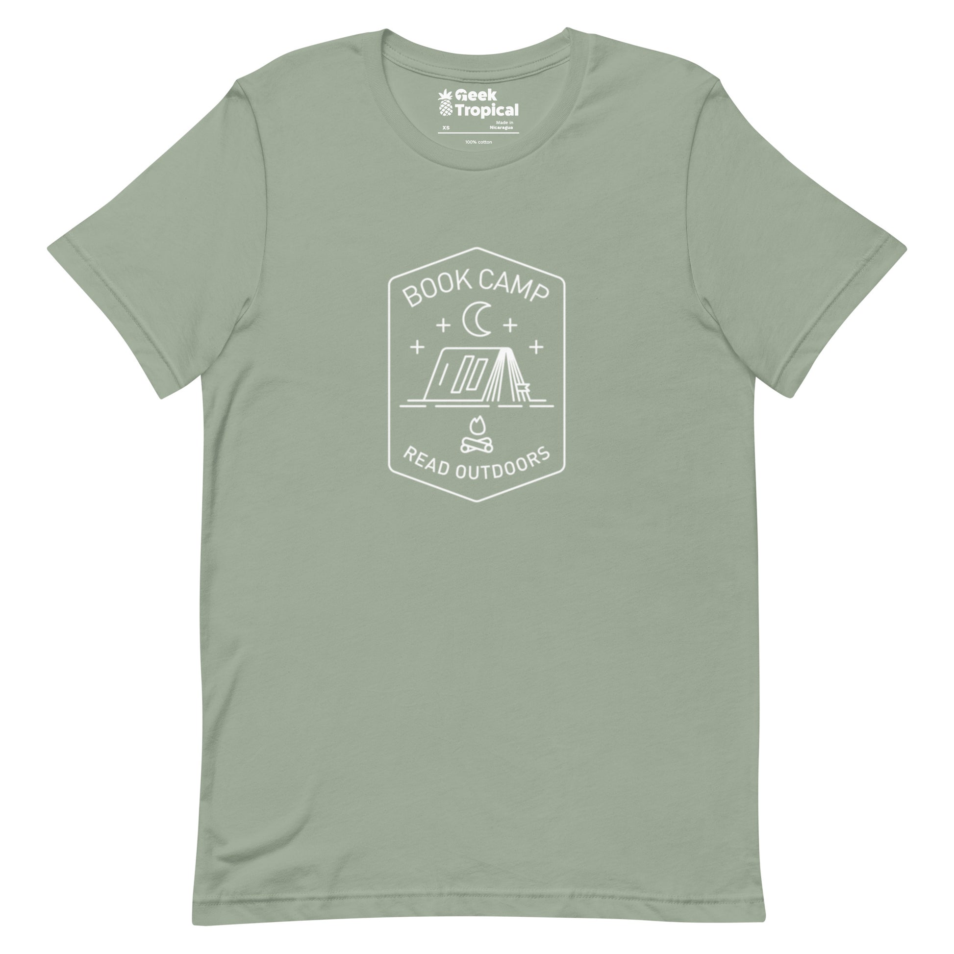 Book Camp T-Shirt Geek Nerd Book Prints Design by Tobe Fonseca FLOW DESC WRITING