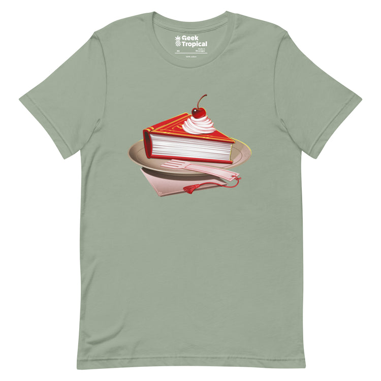 Pie Book T-Shirt Geek Nerd