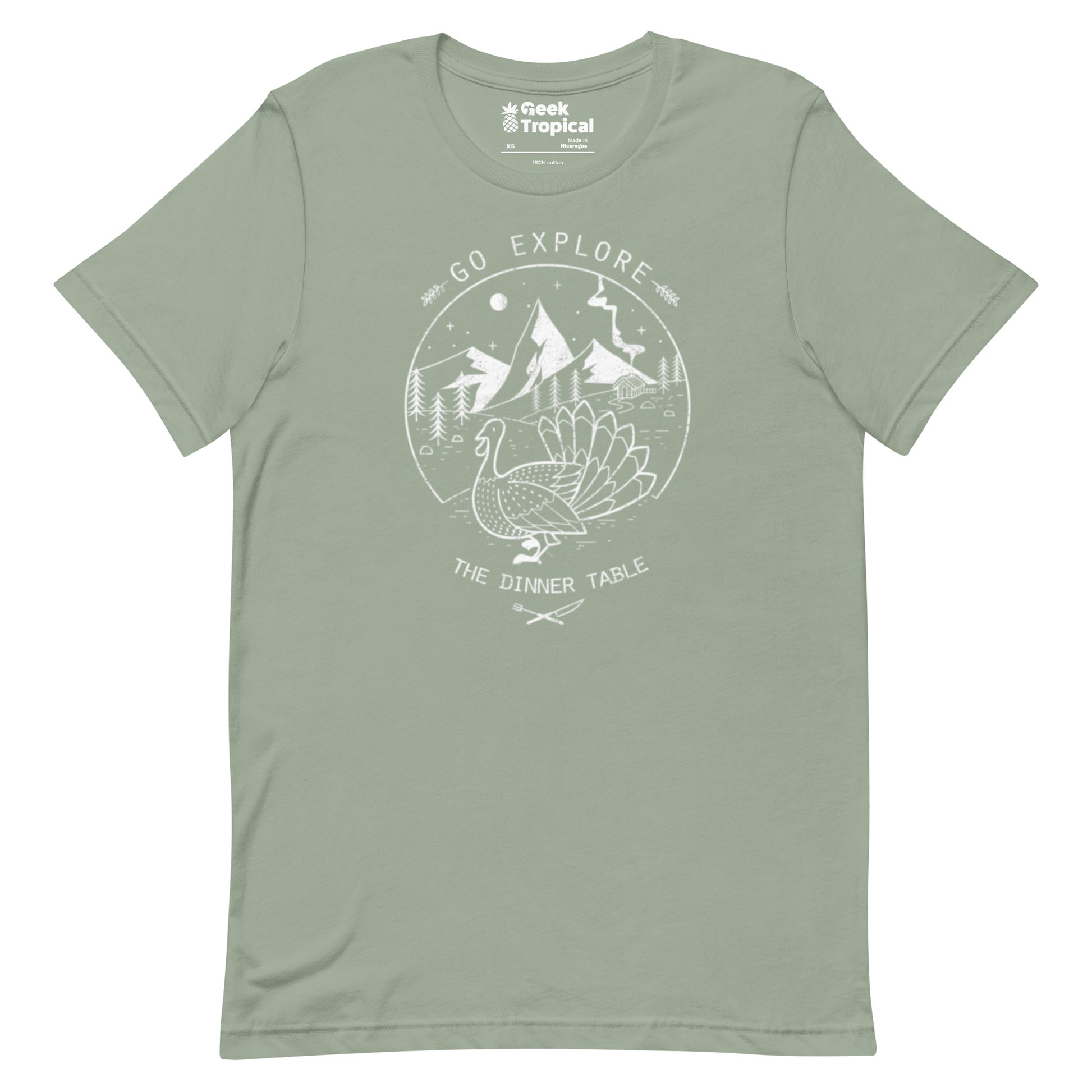 Explore Thanksgiving Dinner T-Shirt Geek Nerd