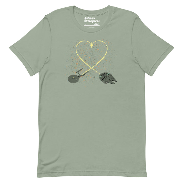 Wars Love T-Shirt Geek Nerd Advertise to Meta Design by Tobe Fonseca FLOW DESC WRITING