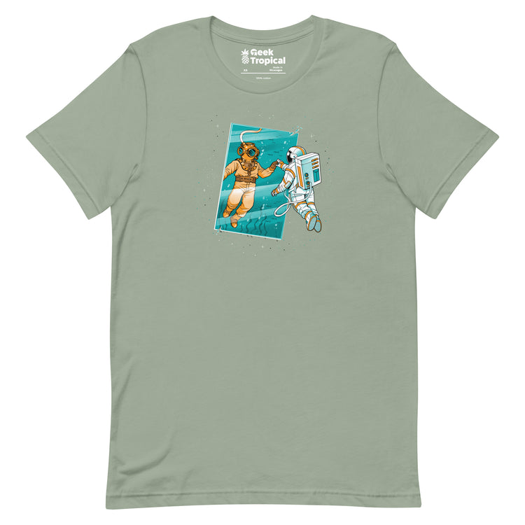 The Other Side of The Mirror T-Shirt Geek Nerd Advertise to Meta Design by Tobe Fonseca FLOW DESC WRITING