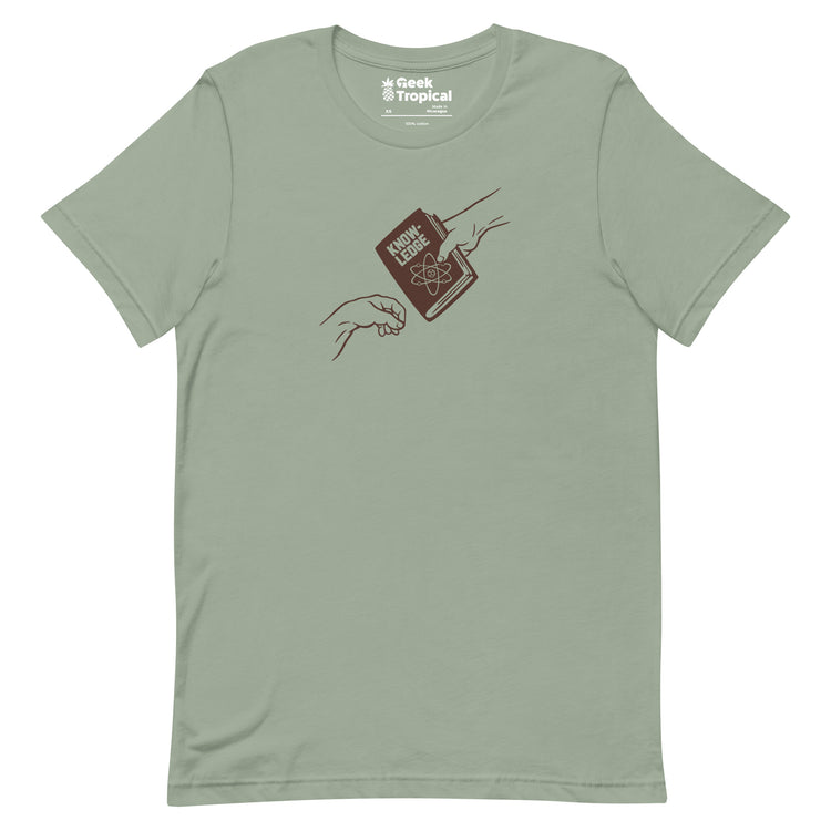 The Book's Creation T-Shirt Geek Nerd Advertise to Meta Book Prints Design by Tobe Fonseca