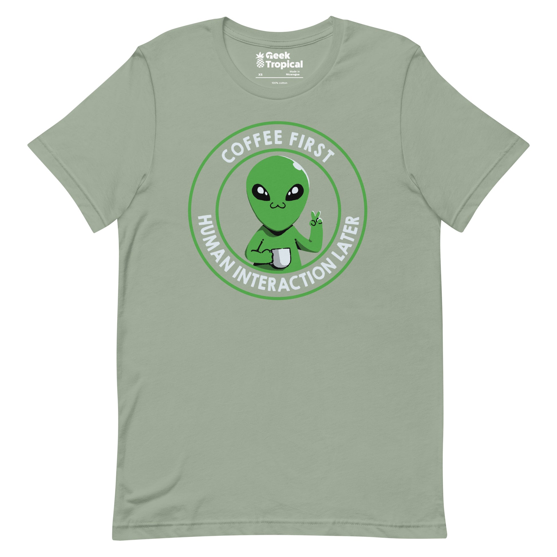 Coffee First Human Interaction Later T-Shirt 15