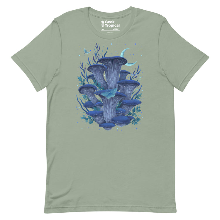 Blue Oyster T-Shirt Geek Nerd Advertise to Meta Design by Episodic Drawing FLOW DESC WRITING