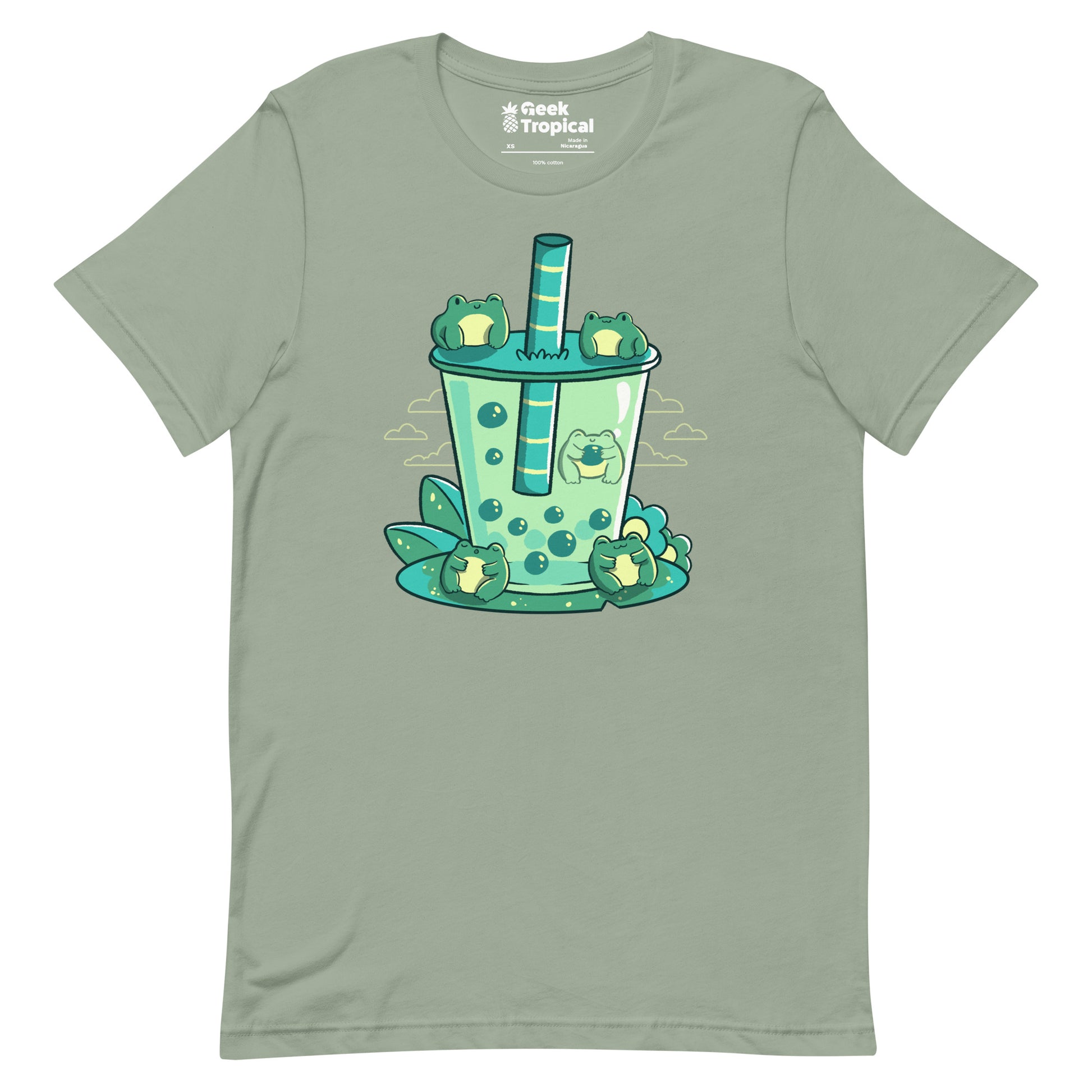 Bubble Toad T-Shirt Geek Nerd Advertise to Meta Animal Patterns Design by Tobe Fonseca