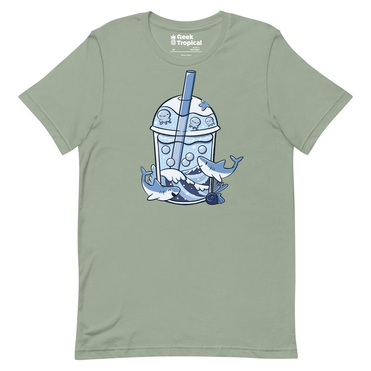 Bubble Sea Funny Drink T-Shirt Geek Nerd Advertise to Meta Design by Tobe Fonseca FLOW DESC WRITING
