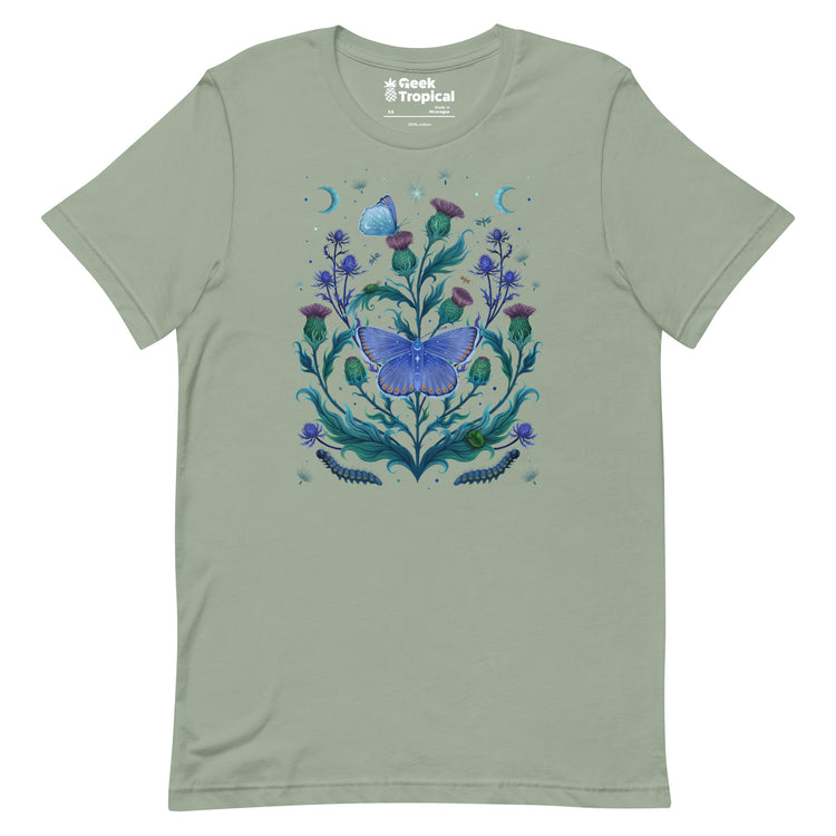 Thistle Home T-Shirt Geek Nerd Advertise to Meta Botany Print Design by Episodic Drawing