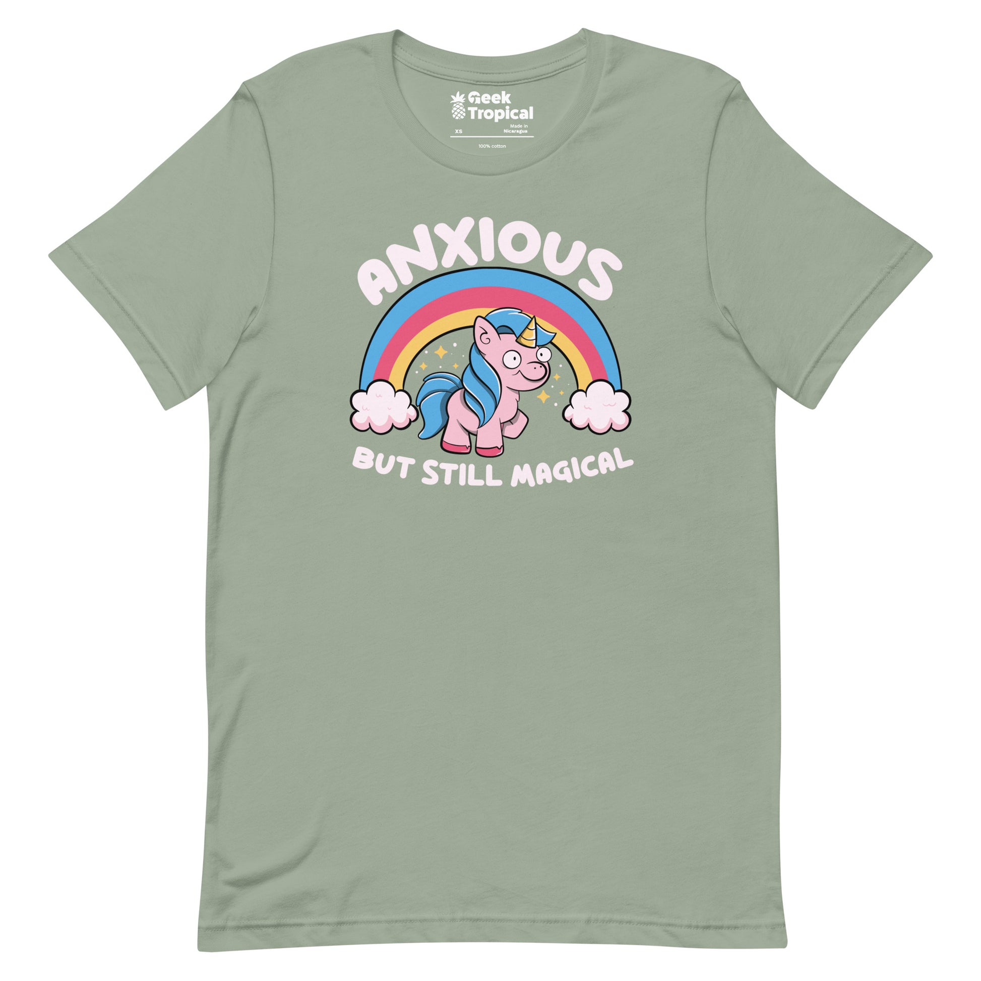 Anxious But Still Magical T-Shirt Geek Nerd Advertise to Meta Design by Tobe Fonseca Fantasy Prints