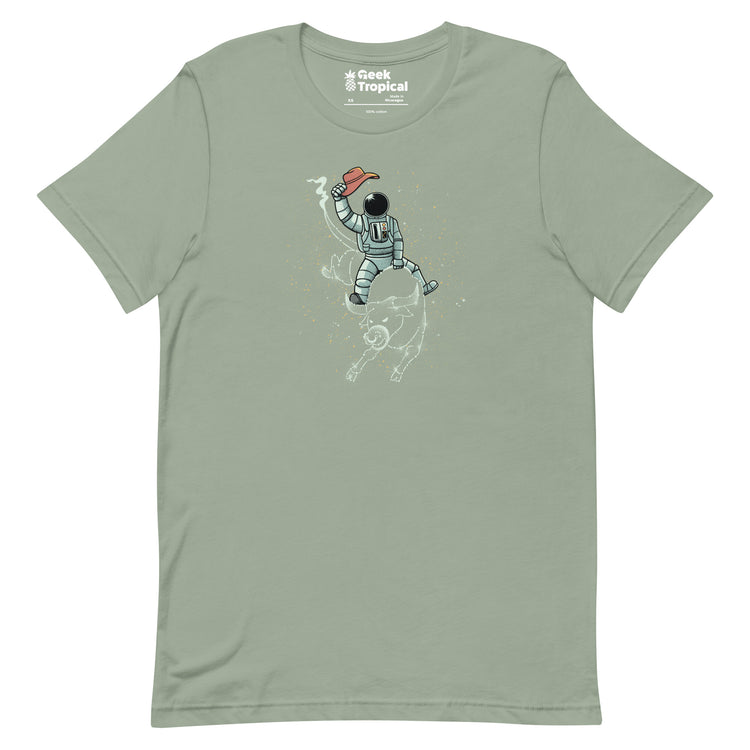 Astronaut Space Cowboy T-Shirt Geek Nerd Advertise to Meta Design by Tobe Fonseca outer space & astronaut print