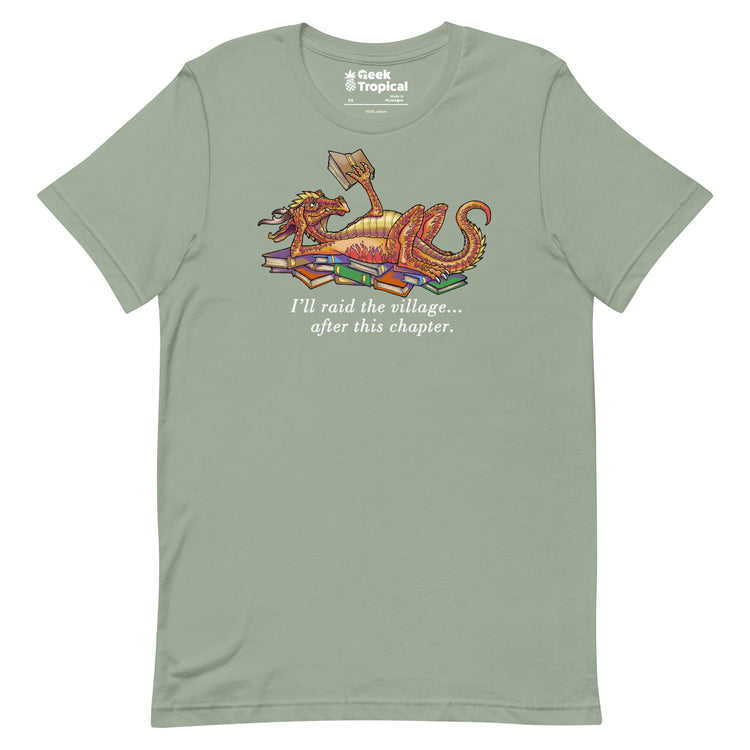 Another Chapter Dragon T-Shirt Geek Nerd Advertise to Meta Book Prints Fantasy Prints
