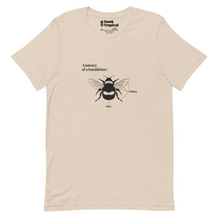 Bumblebee Anatomy T-Shirt Geek Nerd Animal Patterns Design by Tobe Fonseca FLOW DESC WRITING