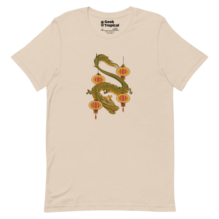 Dragon New Year T-Shirt Geek Nerd Design by Tobe Fonseca Fantasy Prints FLOW DESC WRITING