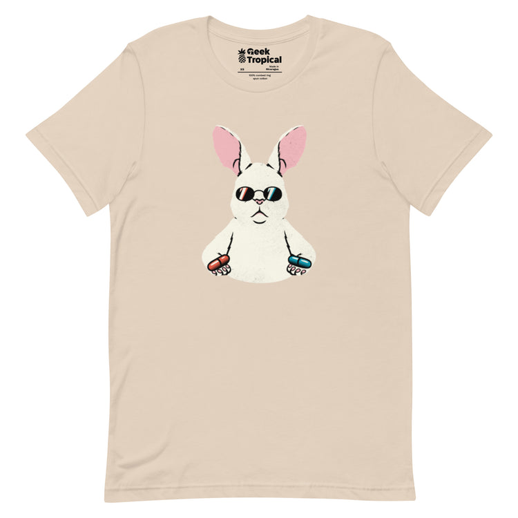 Matrix Rabbit T-Shirt Geek Nerd
