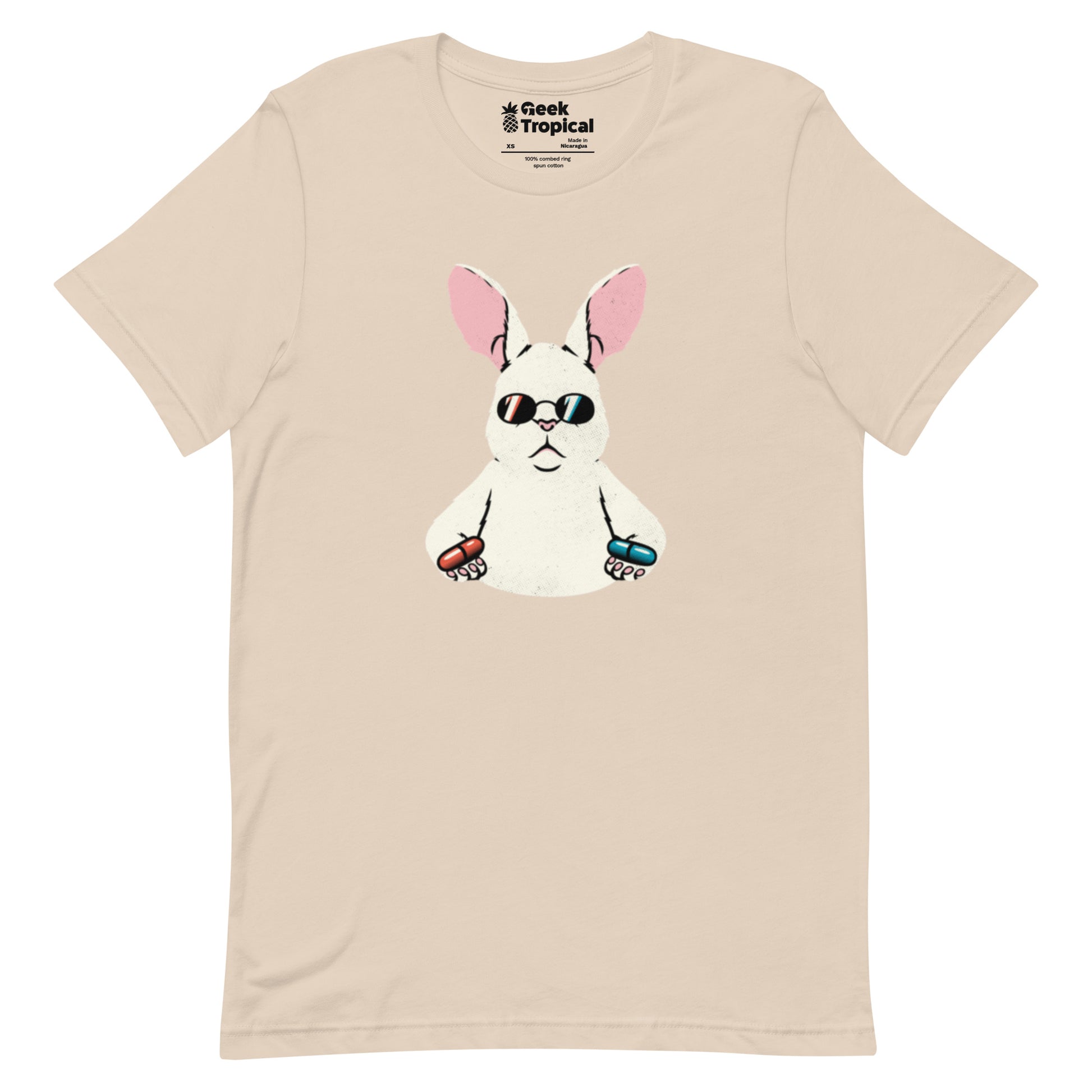 Matrix Rabbit T-Shirt Geek Nerd