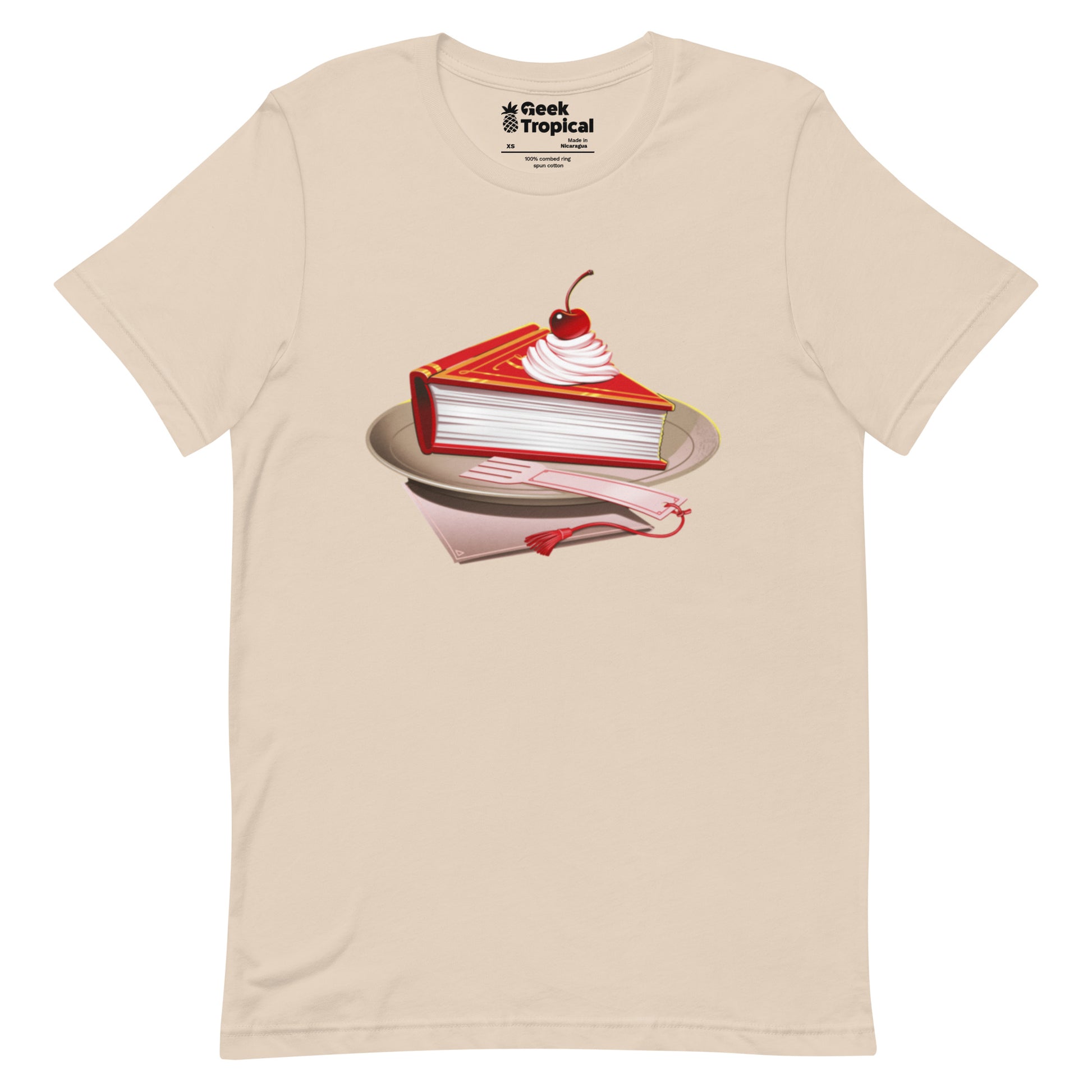 Pie Book T-Shirt Geek Nerd