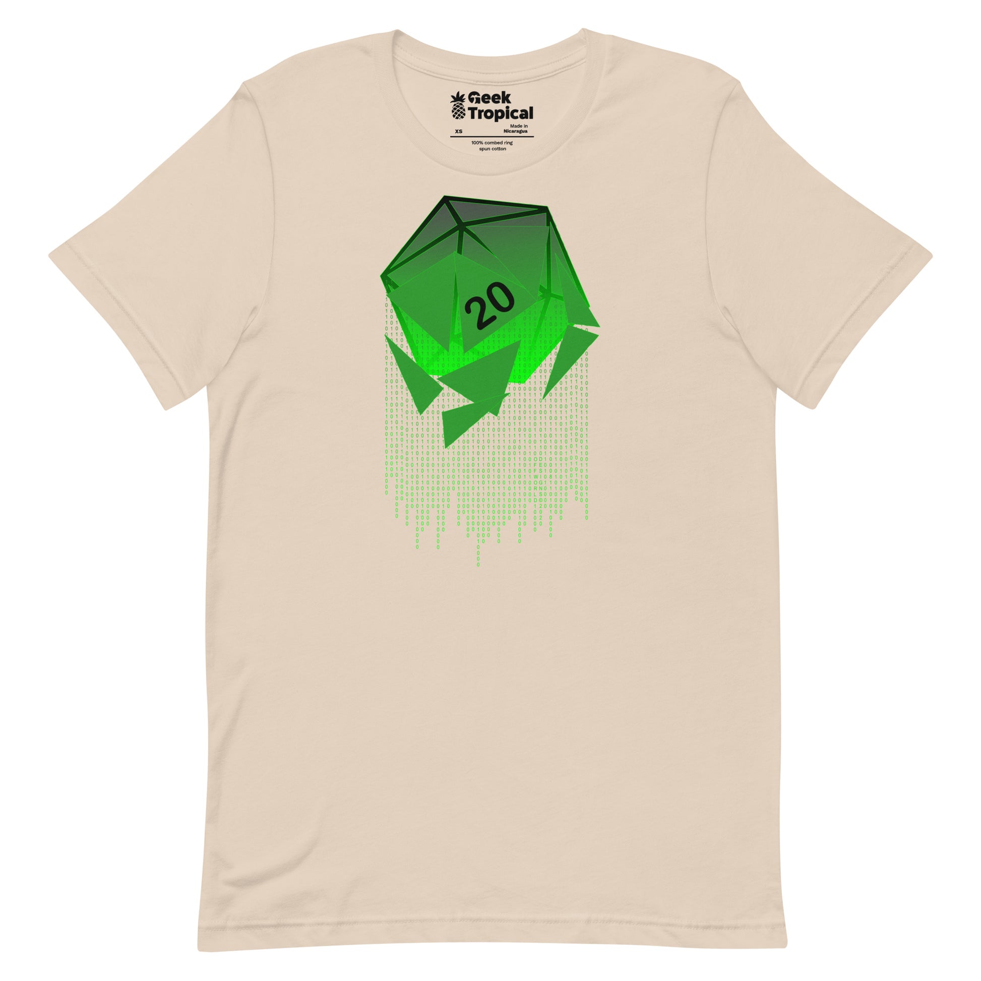 Matrix - D20 t-shirt Geek Nerd Advertise to Meta board game print computer print