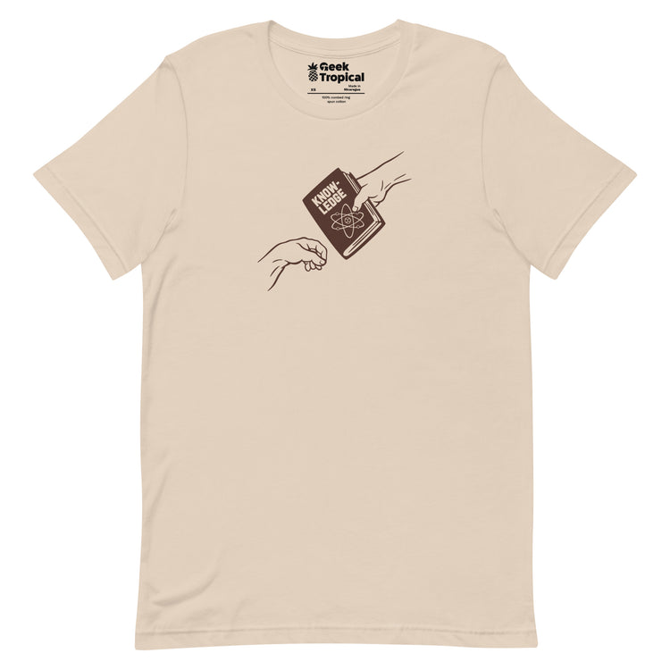 The Book's Creation T-Shirt Geek Nerd Advertise to Meta Book Prints Design by Tobe Fonseca