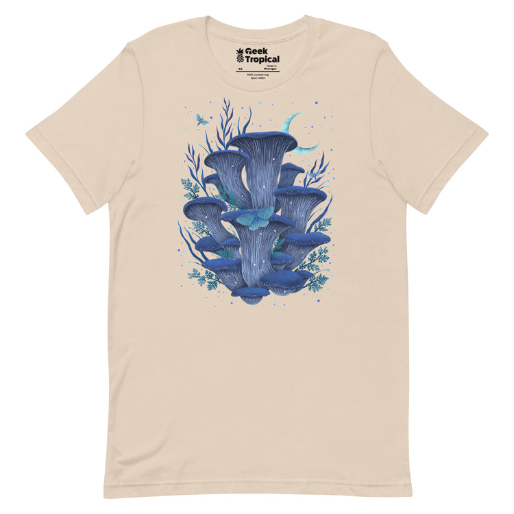 Blue Oyster T-Shirt Geek Nerd Advertise to Meta Design by Episodic Drawing FLOW DESC WRITING