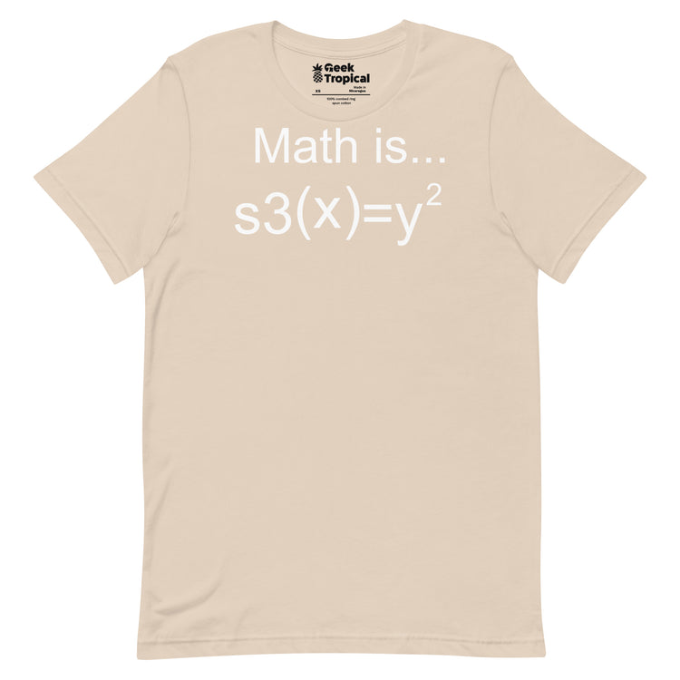 Math is Sexy T-Shirt Geek Nerd Advertise to Meta FLOW DESC WRITING Funny Prints