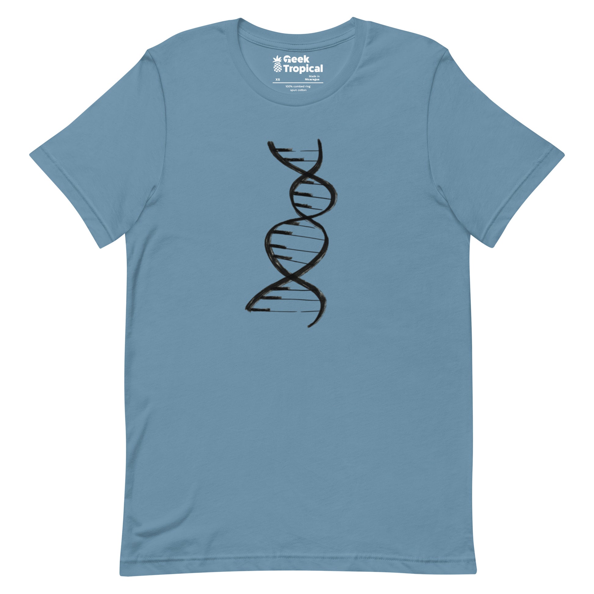DNA Piano Music T-Shirt Geek Nerd Design by Tobe Fonseca FLOW DESC WRITING music print
