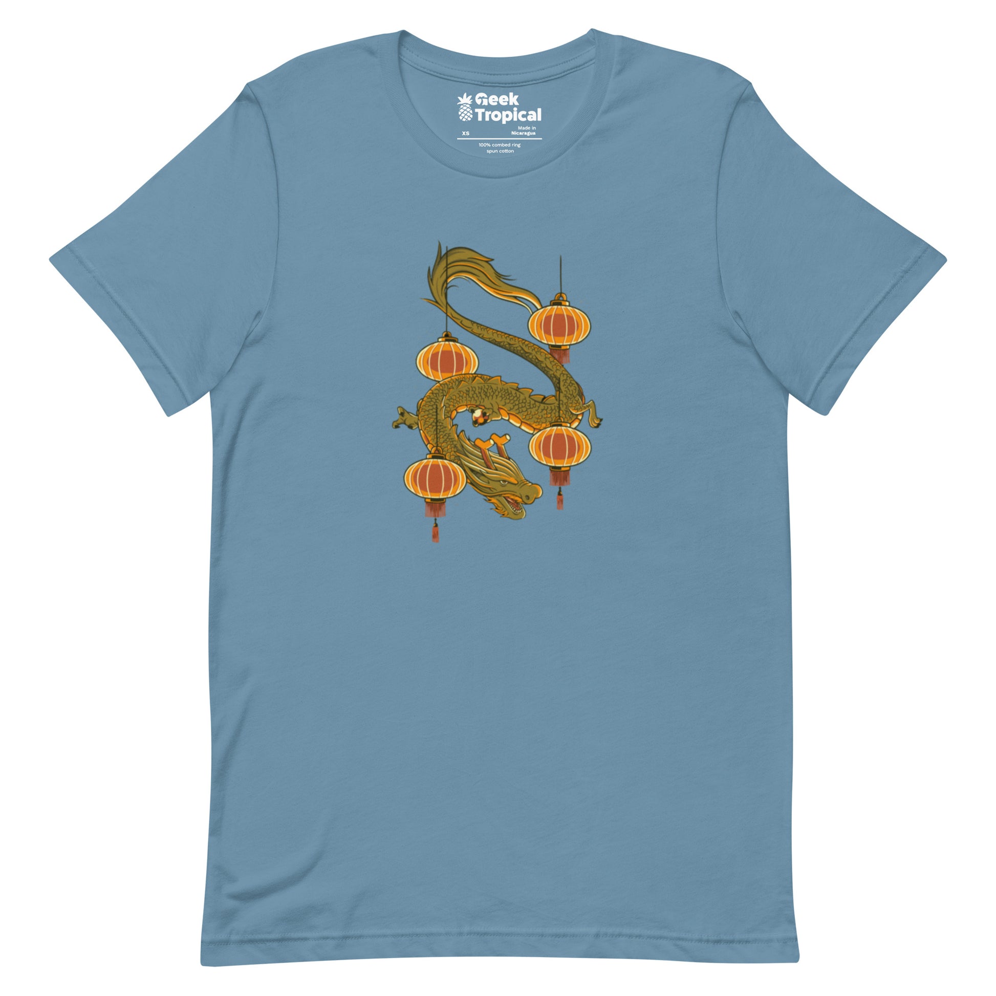 Dragon New Year T-Shirt Geek Nerd Design by Tobe Fonseca Fantasy Prints FLOW DESC WRITING