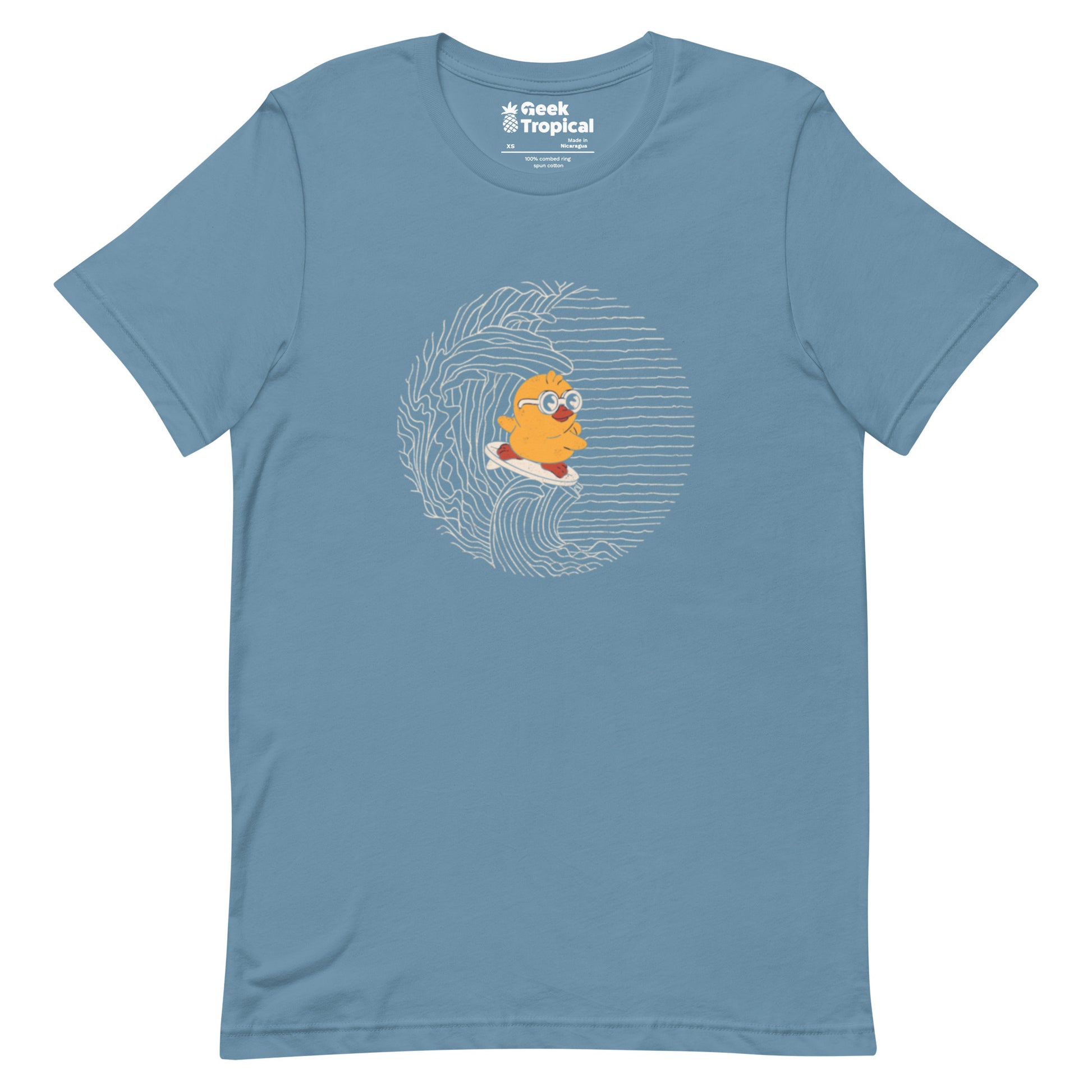 Duck Kanagawa Wave T-Shirt Geek Nerd Animal Patterns Design by Tobe Fonseca FLOW DESC WRITING