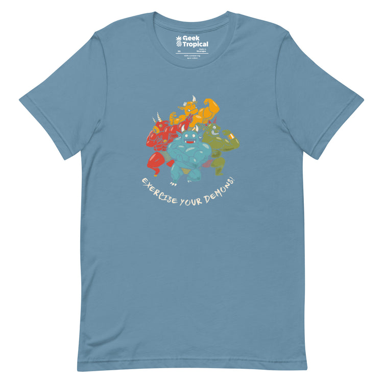 Exercise Your Demons T-Shirt Geek Nerd