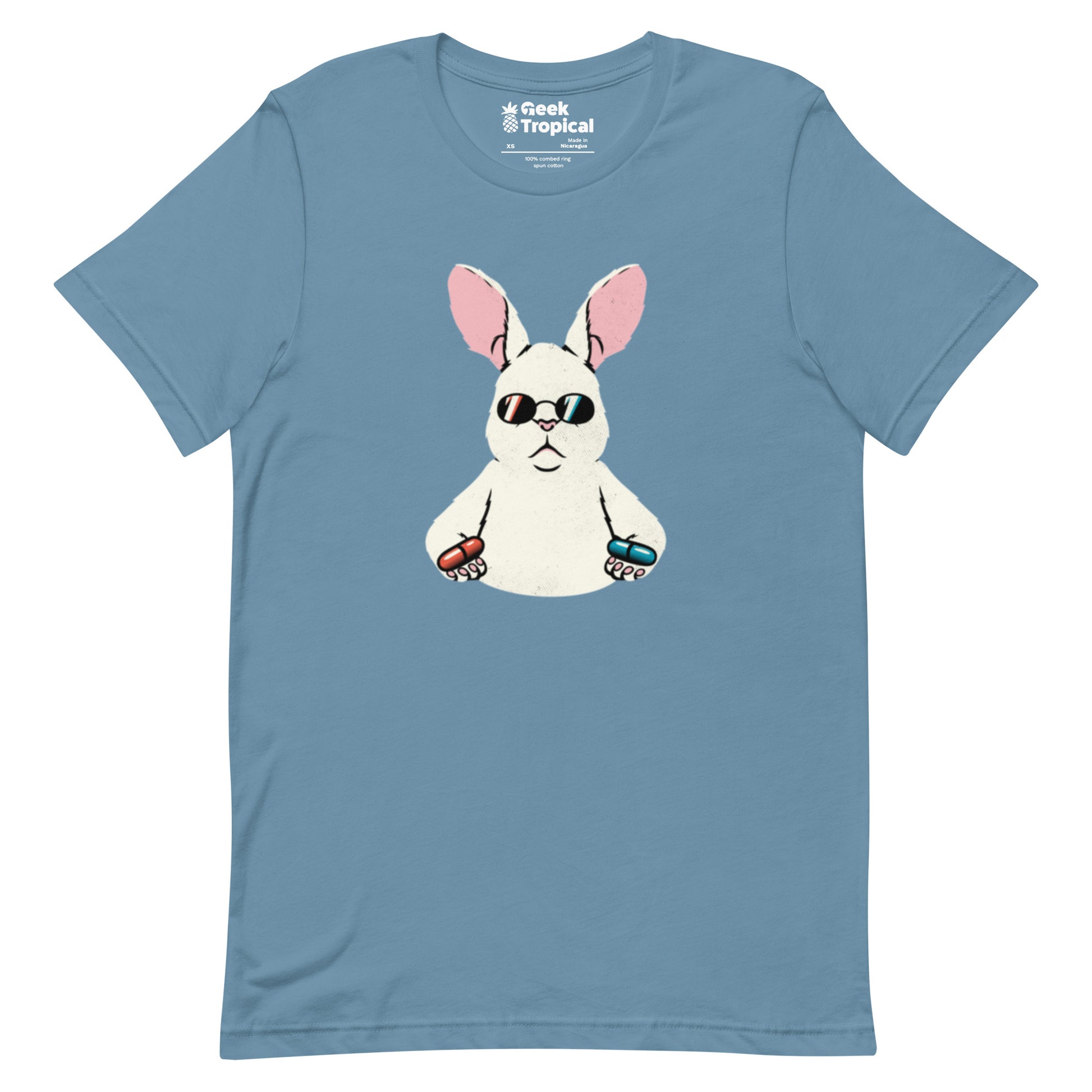 Matrix Rabbit T-Shirt Geek Nerd