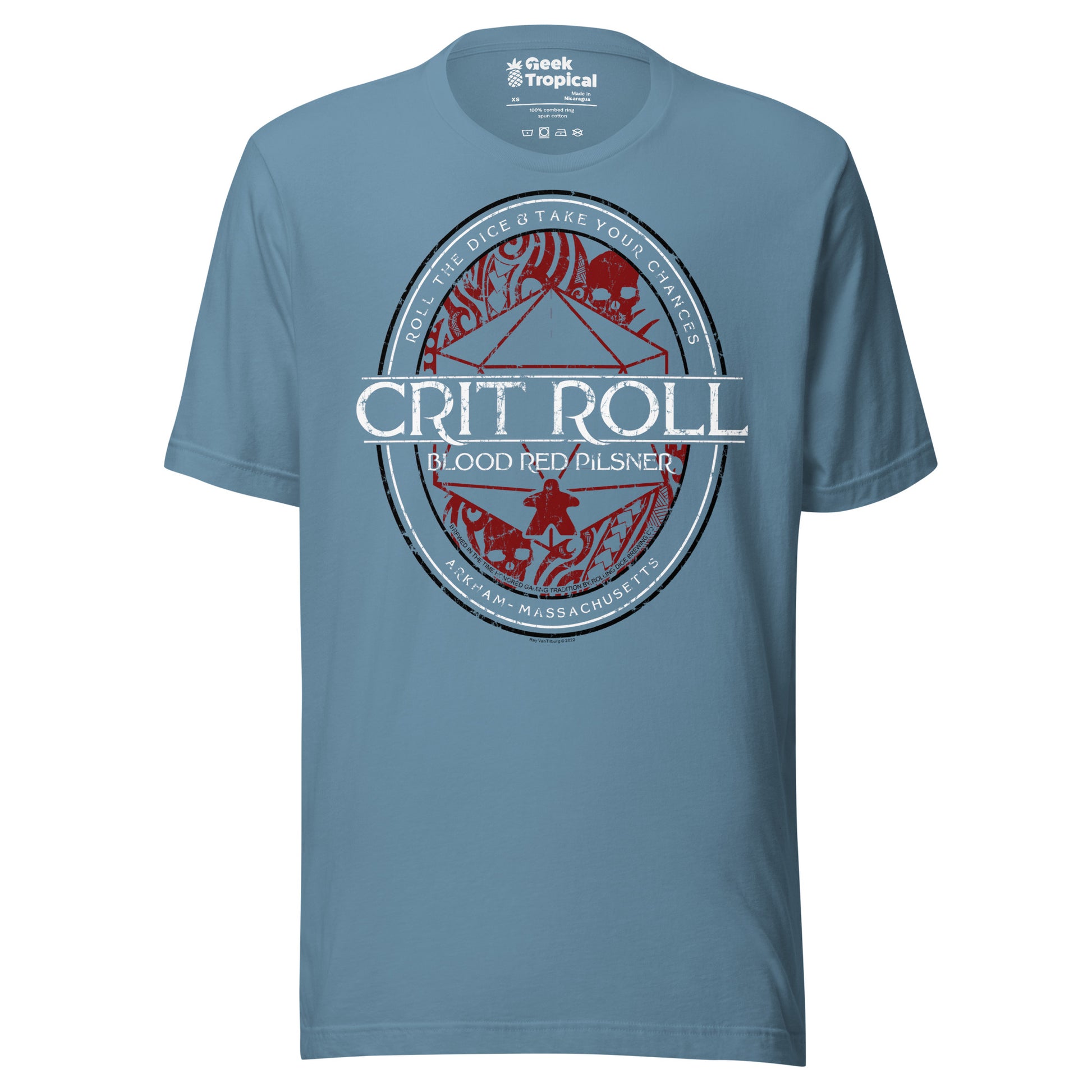 Arkham RPG Crit Roll T-Shirt Geek Nerd Advertise to Meta dnd & rpg print Fantasy Prints