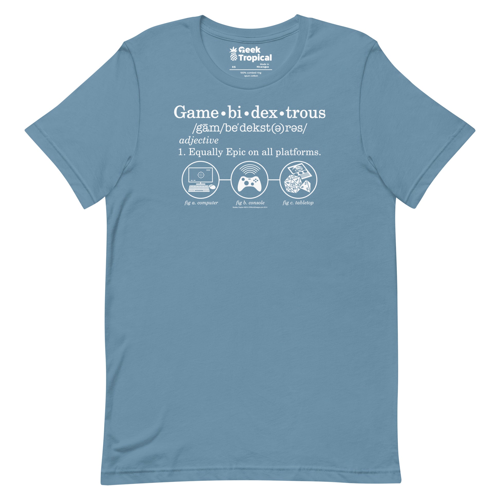 Gamebidextrous t-shirt Geek Nerd Advertise to Meta FLOW DESC WRITING Funny Prints