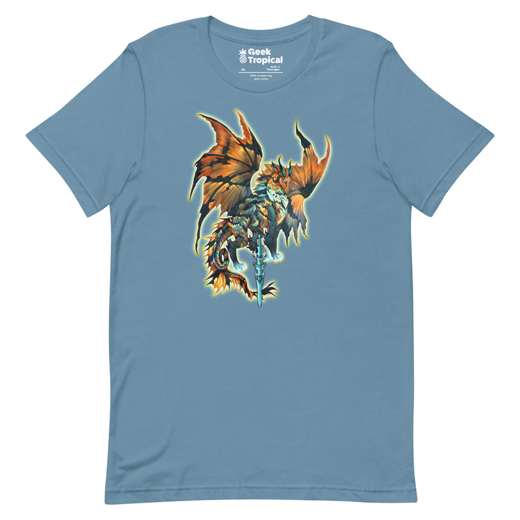 Dragonblade THUNDERBLADE OG T-Shirt Geek Nerd Advertise to Meta Design by Ruth Thompson Fantasy Prints