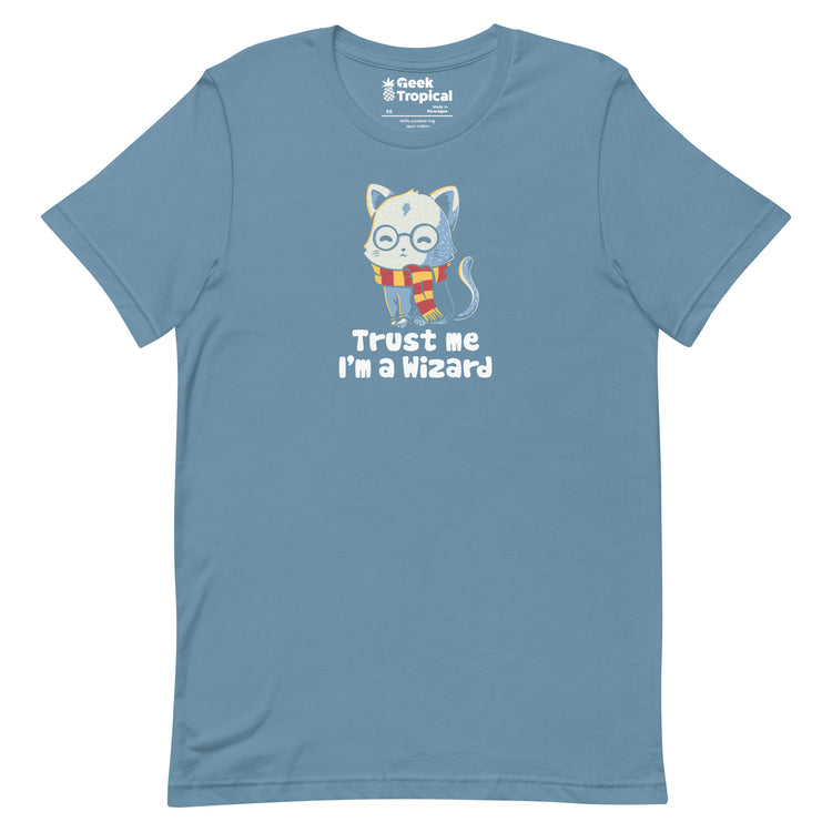 Trust me I'm A Wizard T-Shirt Geek Nerd Advertise to Meta Design by Tobe Fonseca dnd & rpg print