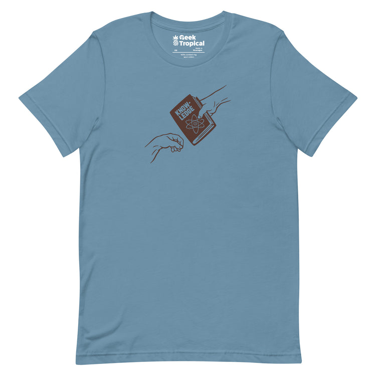 The Book's Creation T-Shirt Geek Nerd Advertise to Meta Book Prints Design by Tobe Fonseca