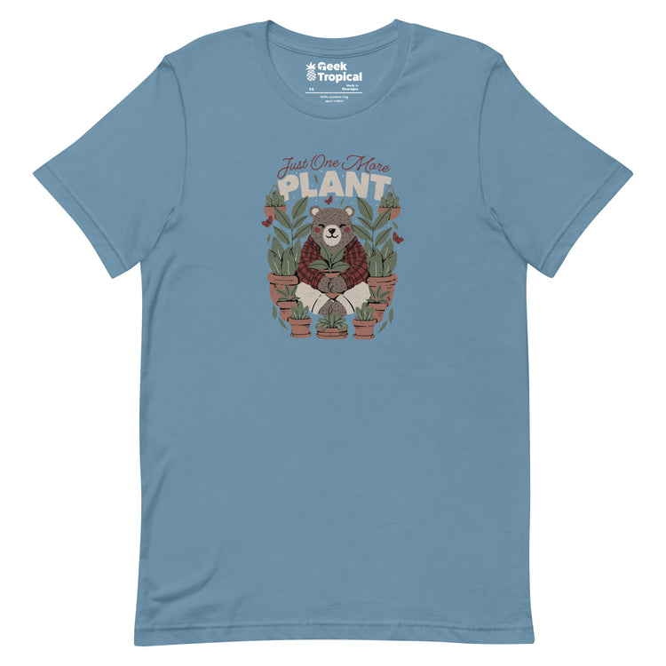 Just One More Plant T-Shirt Geek Nerd Advertise to Meta Botany Print Design by Tobe Fonseca