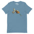 Golden Fish Scuba Diver T-Shirt Geek Nerd Advertise to Meta Animal Patterns Design by Tobe Fonseca