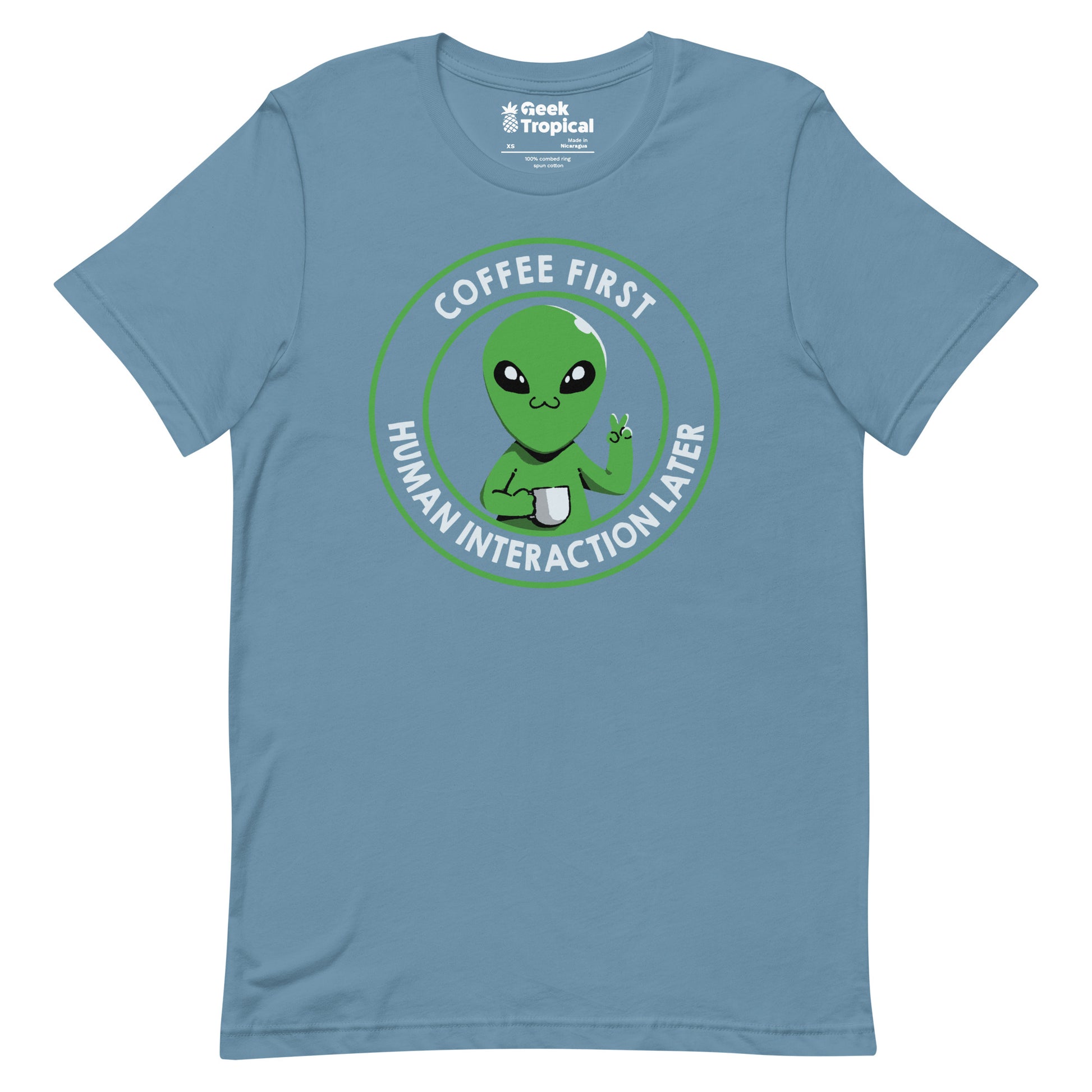Coffee First Human Interaction Later T-Shirt 14