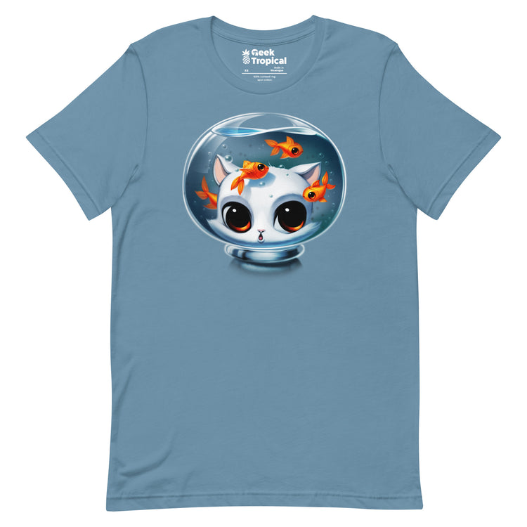 Castronaut Cat T-Shirt Geek Nerd Advertise to Meta Animal Patterns Design by Tobe Fonseca
